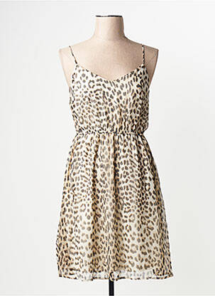 Rochie scurtă maro VERO MODA femeie