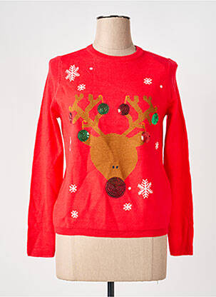 Pulover roșu ONLY femeie