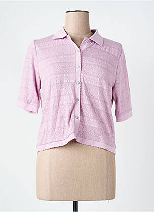 Polo violet GARCIA femeie