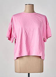 Tricou roz PIECES femeie