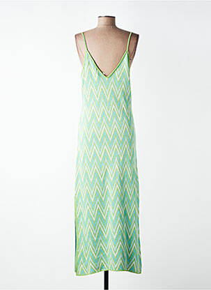 Rochie lungă verde MANGO femeie