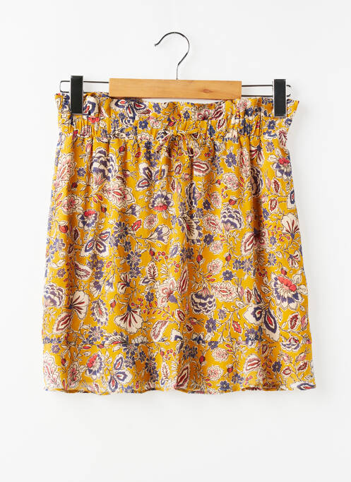Fustă scurtă galben NAF NAF femme