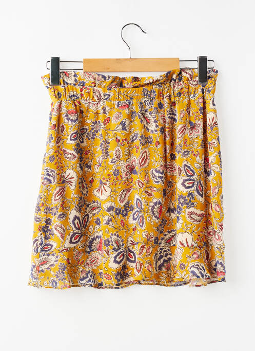 Fustă scurtă galben NAF NAF femme