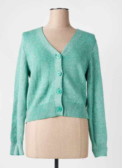 Vestă cu mâneci lungi verde VILA femeie