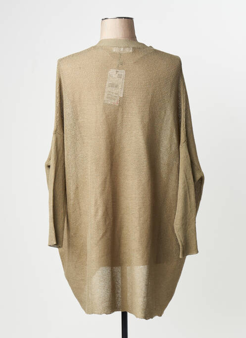 Vestă cu mâneci lungi verde MANGO femme