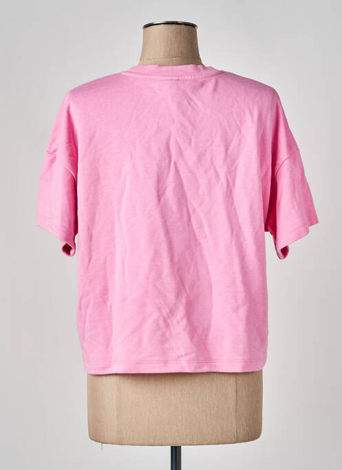 Tricou roz PIECES femeie