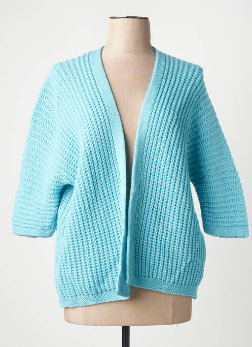 Vestă cu mâneci scurte albastru TERRA DI SIENA femme