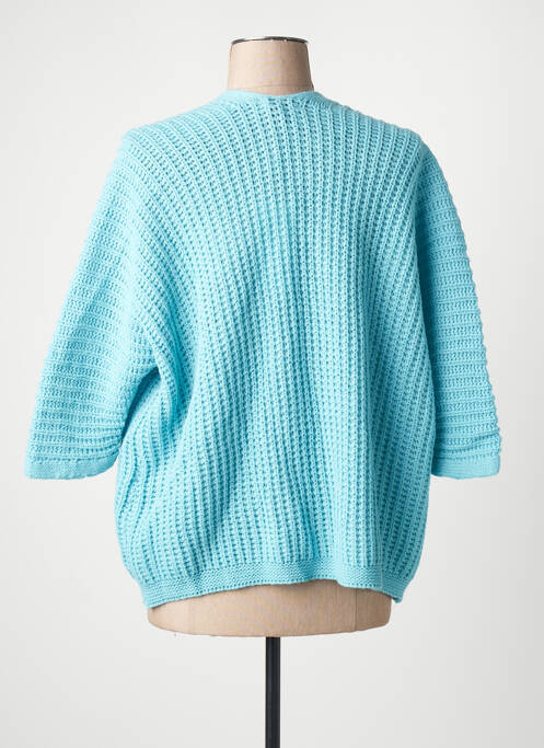 Vestă cu mâneci scurte albastru TERRA DI SIENA femme