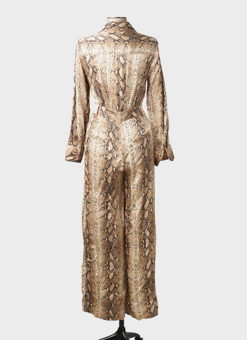 Salopetă-pantalon bej MANGO femme