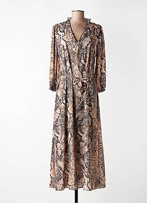 Rochie lungă maro BELLITA femme