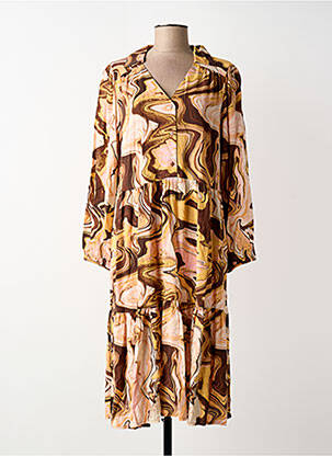 Rochie lungă maro ONLY femeie