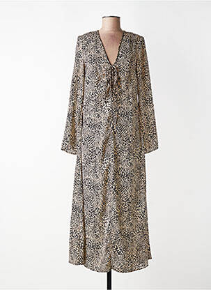 Rochie lungă bej MANGO femme