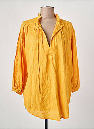 Cămașă galben MANGO femme