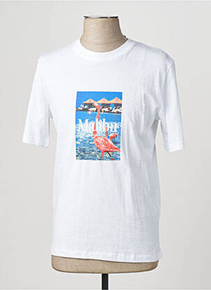 Tricou alb JACK & JONES bărbat