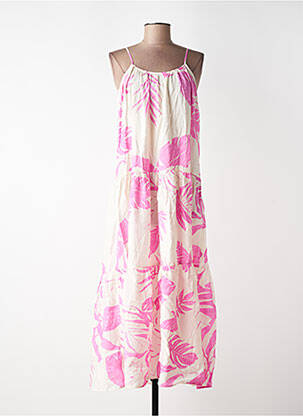 Rochie lungă roz MANGO femme