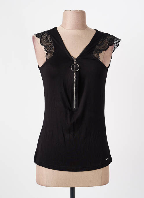 Top negru MORGAN femme
