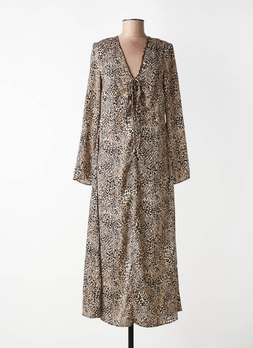 Rochie lungă bej MANGO femme