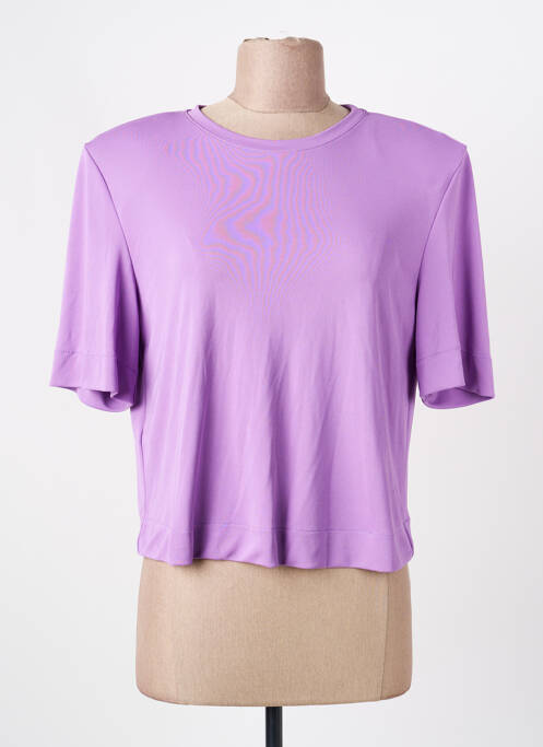 Top violet MANGO femme