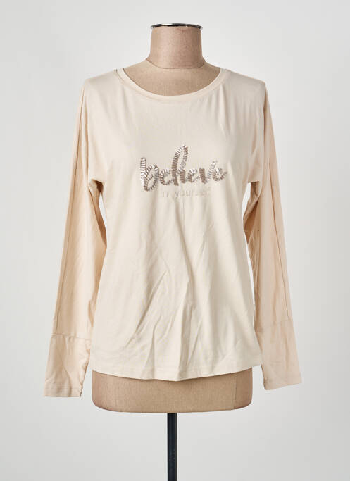 Tricou bej MORE & MORE femme