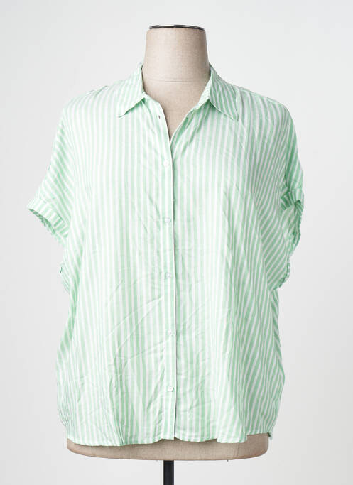 Cămașă cu mâneci scurte verde TOM TAILOR femme