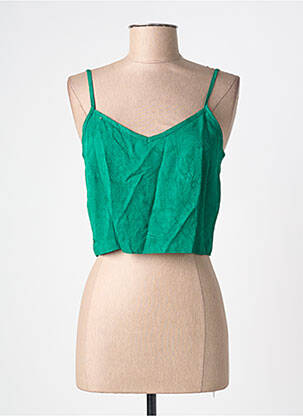 Top verde MORGAN femme