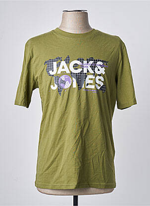 Tricou verde JACK & JONES bărbat