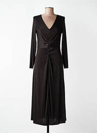 Rochie lungă negru LE TEMPS DES CERISES femeie