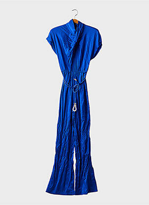 Salopetă-pantalon albastru MANGO femme