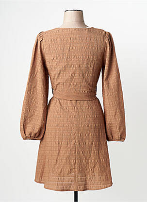 Rochie lungă maro JACQUELINE DE YONG femeie
