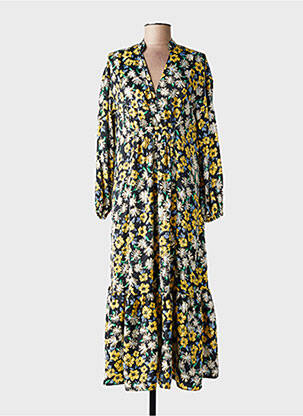 Rochie lungă negru MANGO femeie