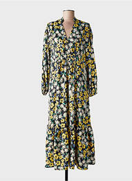 Rochie lungă negru MANGO femme