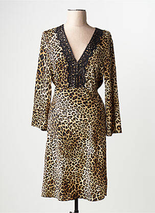 Rochie scurtă maro AMELIE & AMELIE femeie