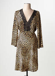 Rochie scurtă maro AMELIE & AMELIE femeie