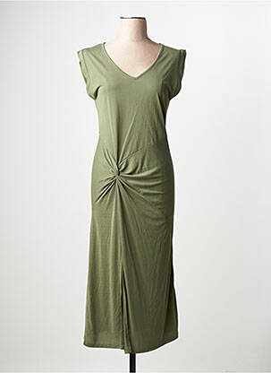 Rochie lungă verde LE TEMPS DES CERISES femeie