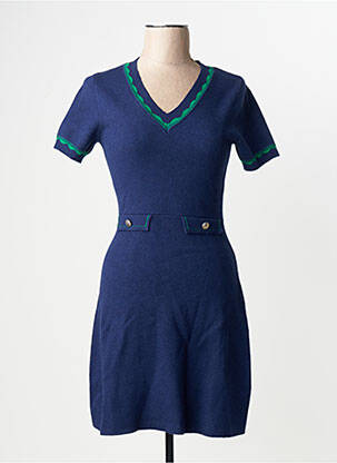 Rochie midi albastru NAF NAF femme