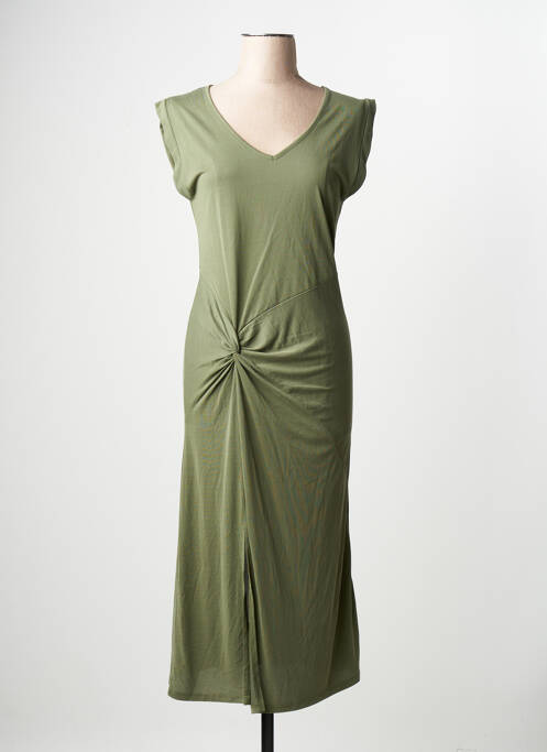 Rochie lungă verde LE TEMPS DES CERISES femme