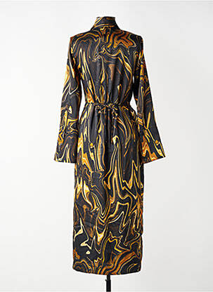 Rochie lungă negru MANGO femeie
