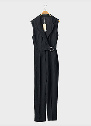 Salopetă-pantalon negru MANGO femme