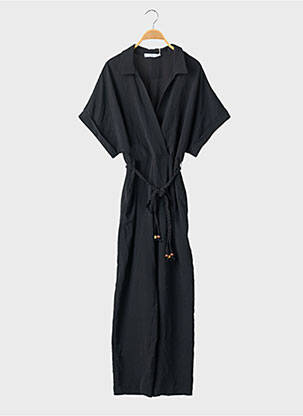 Salopetă-pantalon negru MANGO femme