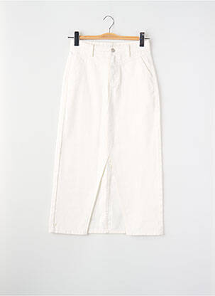 Fustă midi alb VILA femme