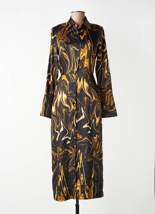 Rochie lungă negru MANGO femme