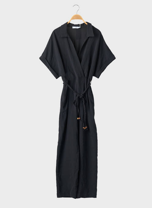Salopetă-pantalon negru MANGO femme