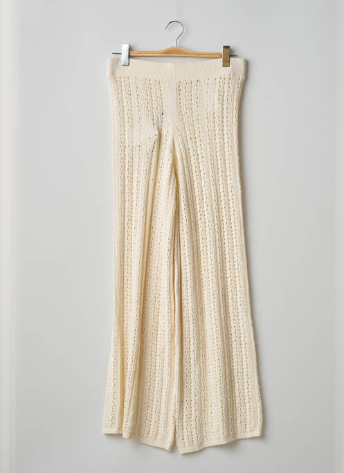 Pantalon drept bej JACQUELINE DE YONG femme