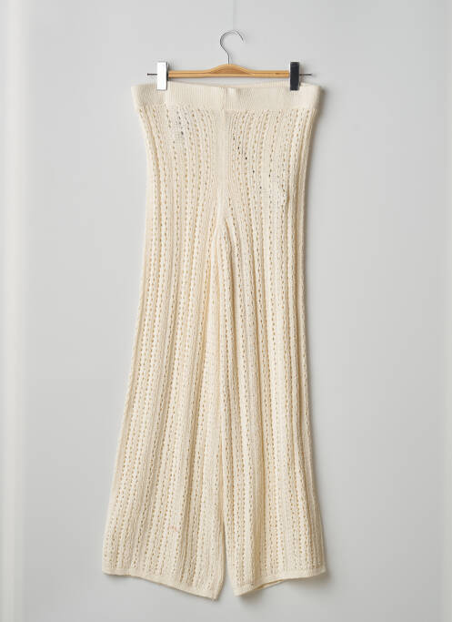 Pantalon drept bej JACQUELINE DE YONG femme