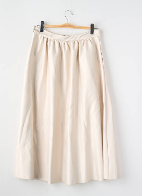 Fustă lungă bej MANGO femme