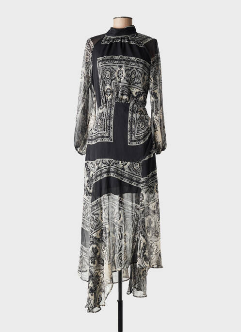 Rochie lungă negru MANGO femme