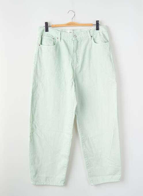 Blugi cu croială largă verde MANGO femme