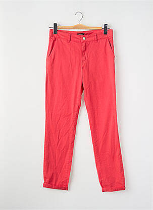 Pantalon chino roșu MORE & MORE femme