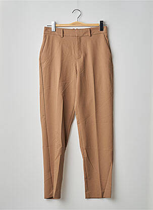 Pantalon drept maro MANGO femeie