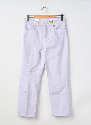 Blugi cu croială dreaptă violet S.OLIVER femeie